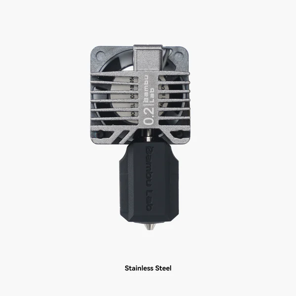 Bambu Lab Complete Hotend Assembly with Hardened Steel Nozzle (0.4mm/0.6mm/0.8mm) for P1 Series 3D Printers - Perfect for High-Temperature Filaments & Industrial Prototyping