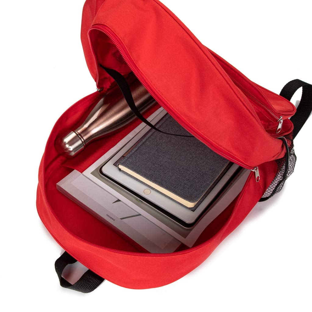 Red First Aid Kit Empty Travel Rescue Pouch - Emergency Medical Bag for First Responders, Camping, Hiking & Outdoor Adventures