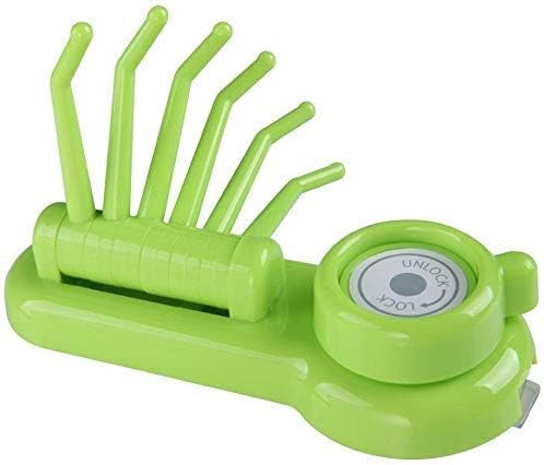 HEBEZON Self-Adhesive Plastic Towel Holder with 6 Hooks - Wall Mounted Hand Towel Rail for Kitchen, Bathroom, Washroom (Multicolor) | Space-Saving Organizer for Towels, Robes & Kitchen Utensils