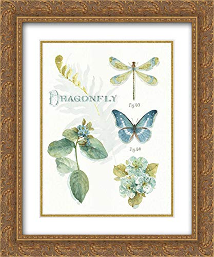 Gold Ornate Wood Frame with Double Matting