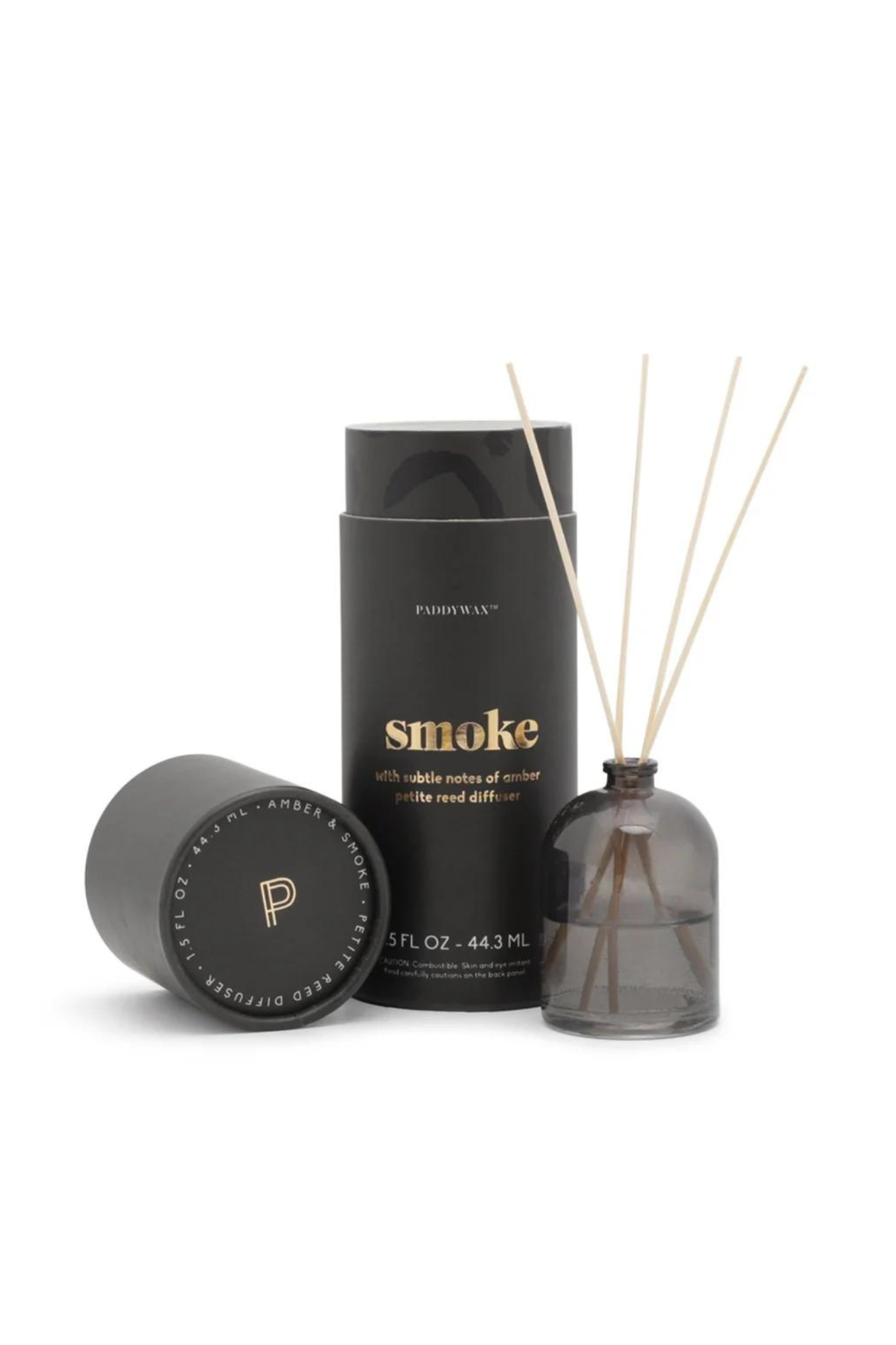 Small Reed Diffuser with Smoke Scent | Aromatherapy for Home, Office & Bathroom Relaxation