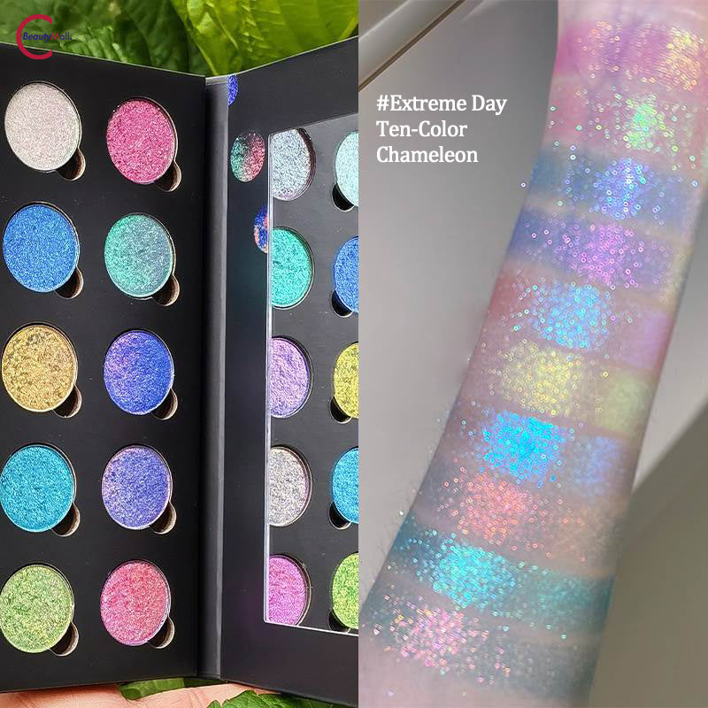 SHIZHUANG Chameleon Eyeshadow Palette - 12 Color Long Lasting Makeup Kit for Day & Night Looks - Perfect for Parties, Weddings & Everyday Glam