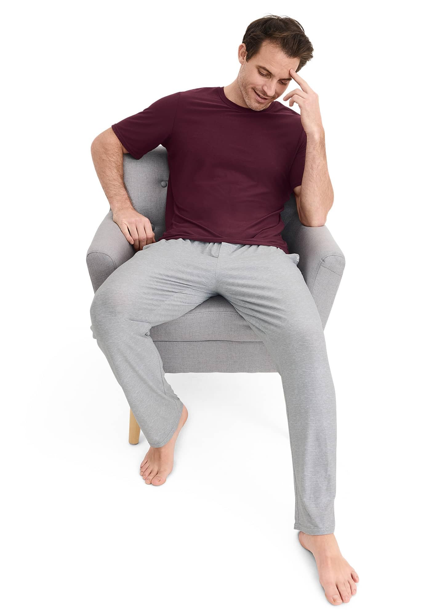 Jockey Men's Ultra Soft Cooling Sleep Shirt - Breathable Cotton Pajama Top for Hot Sleepers & Night Comfort - Perfect for Summer Nights, Lounging & Relaxing at Home