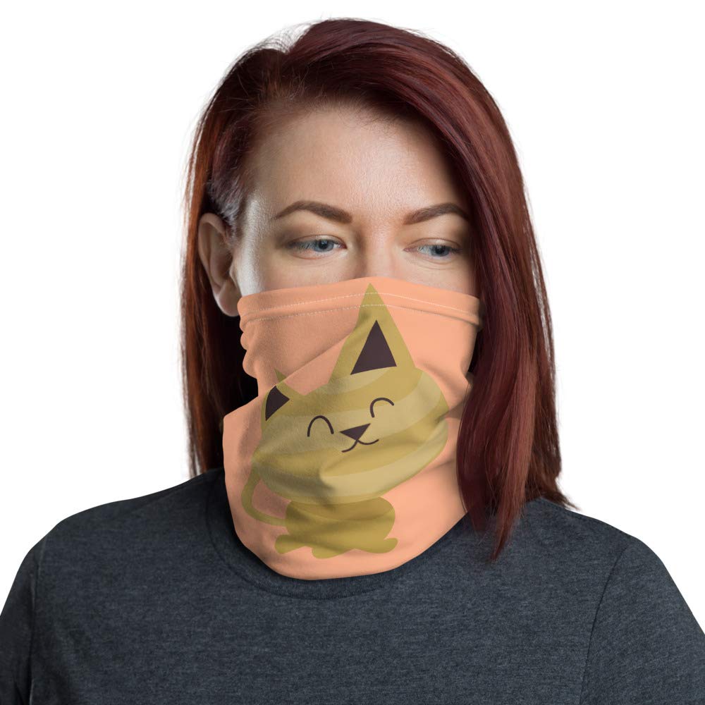 Cat Mom Neck Gaiter - Funny Cat Face Covering & Breathable Face Mask for Cat Owners - Perfect Birthday & Mother's Day Gift for Cat Lovers - Great for Outdoor Activities, Hiking, and Daily Wear