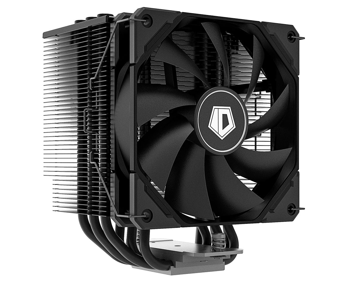 ID Cooling SE 226 XT 120mm CPU Air Cooler - High Performance PC Cooling Fan with 6 Heat Pipes, PWM Control, Black - Perfect for Gaming PCs, Workstations & Overclocking
