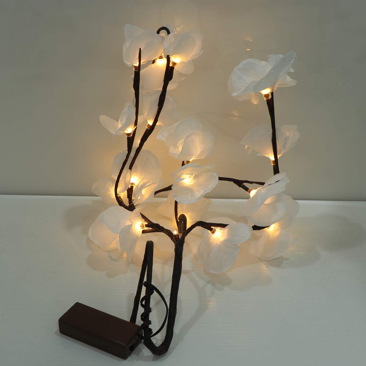 Uonlytech LED String Lights - 10ft Fairy Lights for Indoor Tree & Vase Decor, Warm White LED Twig Lights for Home, Wedding, Party, Christmas Decoration (1 Pack) - Perfect for Bedroom, Living Room, and Holiday Table Centerpieces