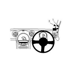 ClicOn No Holes Right Hand Dash Mount for Mini Cooper Countryman (2010-2016) - Secure Phone Holder for Driving & Navigation