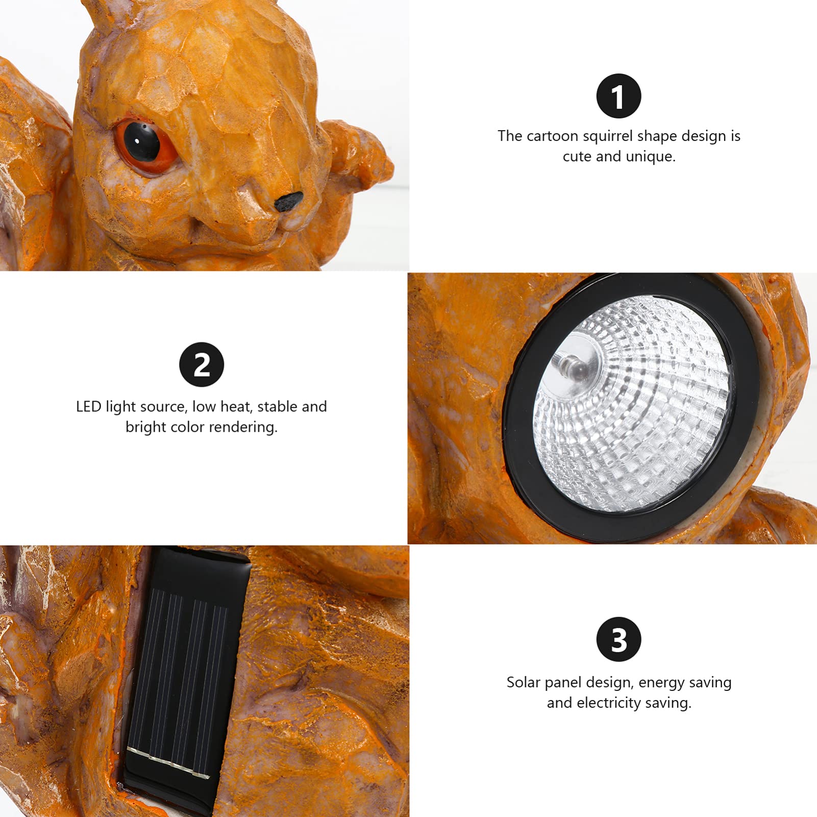 Uonlytech Solar Powered LED Garden Light - Waterproof Outdoor Spotlight with Cartoon Design for Yard, Patio, and Pathway Decoration | Energy-Efficient Landscape Lighting for Gardens, Lawns, and Backyards