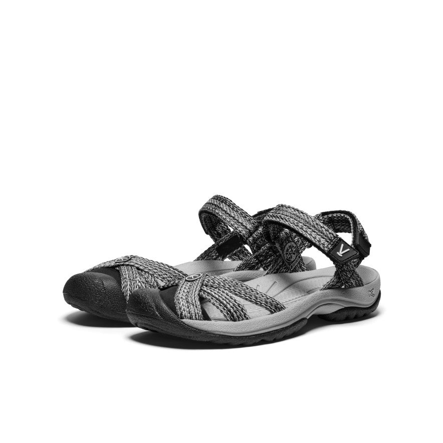 Women's Comfortable Bali Strap Sandal - Adjustable Alloy Buckle & Black Leather | Perfect for Beach, Vacation & Summer Outfits