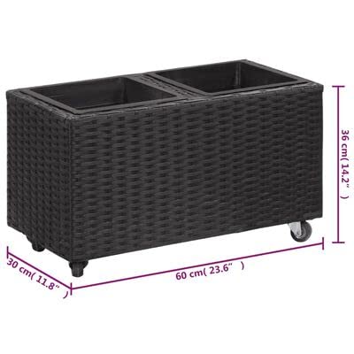 Hexagonal Gabion Raised Garden Bed 39.4