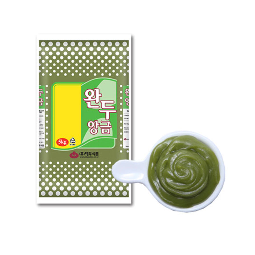 Sweetened Green Pea Paste by DAEDOO - Premium Korean Ingredient for Baking, Desserts & Asian Cuisine | Perfect for Red Bean Buns, Pastry Fillings & Traditional Snacks