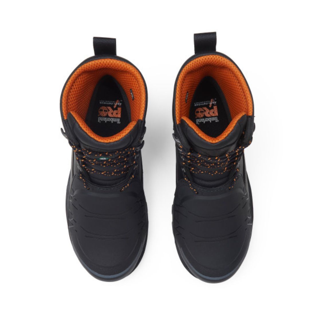 Timberland PRO Boondock Men's 8 Inch Waterproof Composite Toe Work Boots with MET Guard - TB0A66G7EDW Black | Slip Resistant Safety Shoes for Construction, Warehouse & Outdoor Work