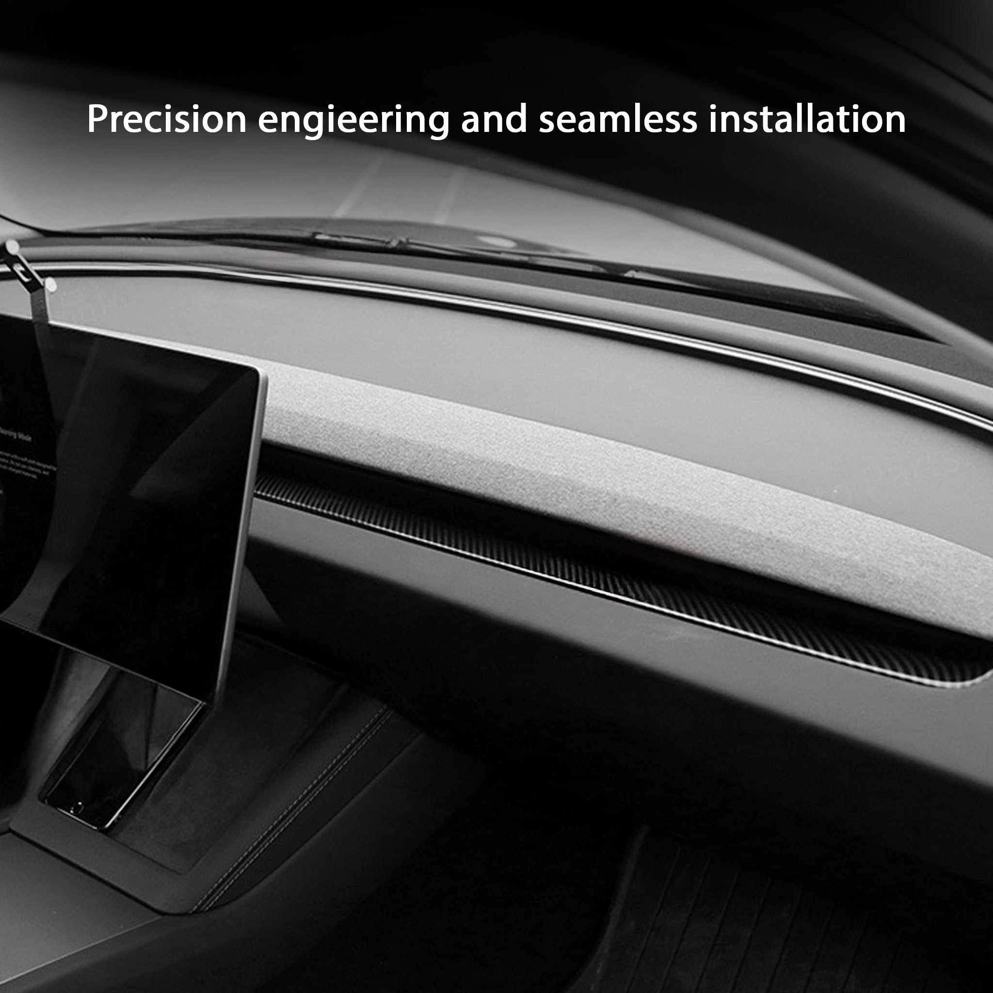 Premium Dashboard Cover & Air Vent Trim for Tesla Model 3 (2024+) & Model Y (2025+) - Interior Protection & Style Upgrade for Your Electric Vehicle