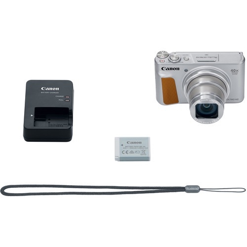 Canon PowerShot SX740 HS 20.3MP Digital Camera with 40x Optical Zoom, 4K Video, Wi-Fi & NFC (Silver) - Perfect for Travel Photography, Vlogging, and Family Events