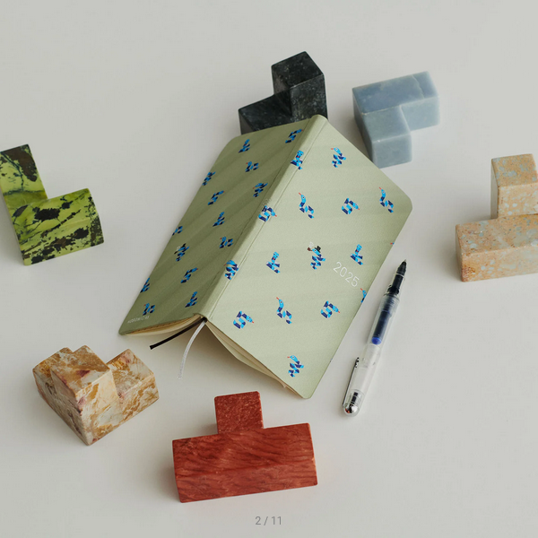 Hobonichi Techo 2025 Bow & Tie Snake Toy Weeks Hardcover Planner - Weekly Horizontal Layout, January Start, Monday Start, English Edition - Perfect for Journaling, Scheduling & Productivity Tracking
