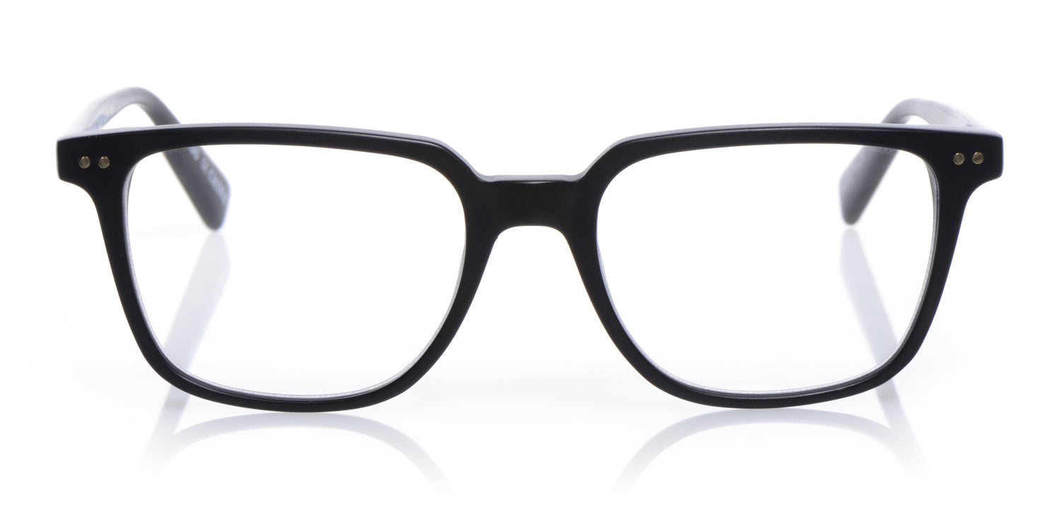 C Suite Color 00 Black Eyeglass Frames - Sleek Front & Temples for Men & Women | Perfect for Office, Reading & Fashion Accessories