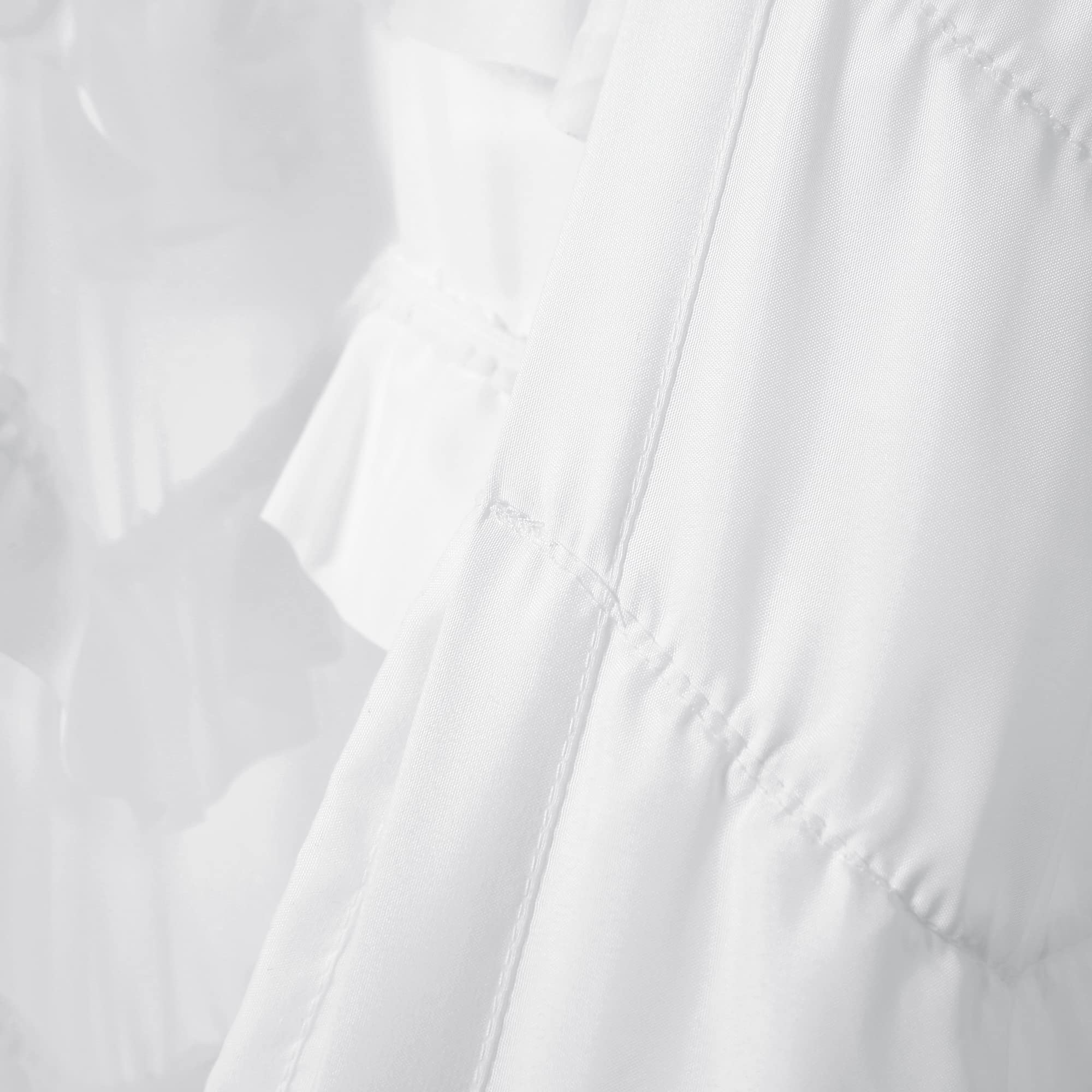 Lush Decor Kemmy White Window Curtain Panel - 63