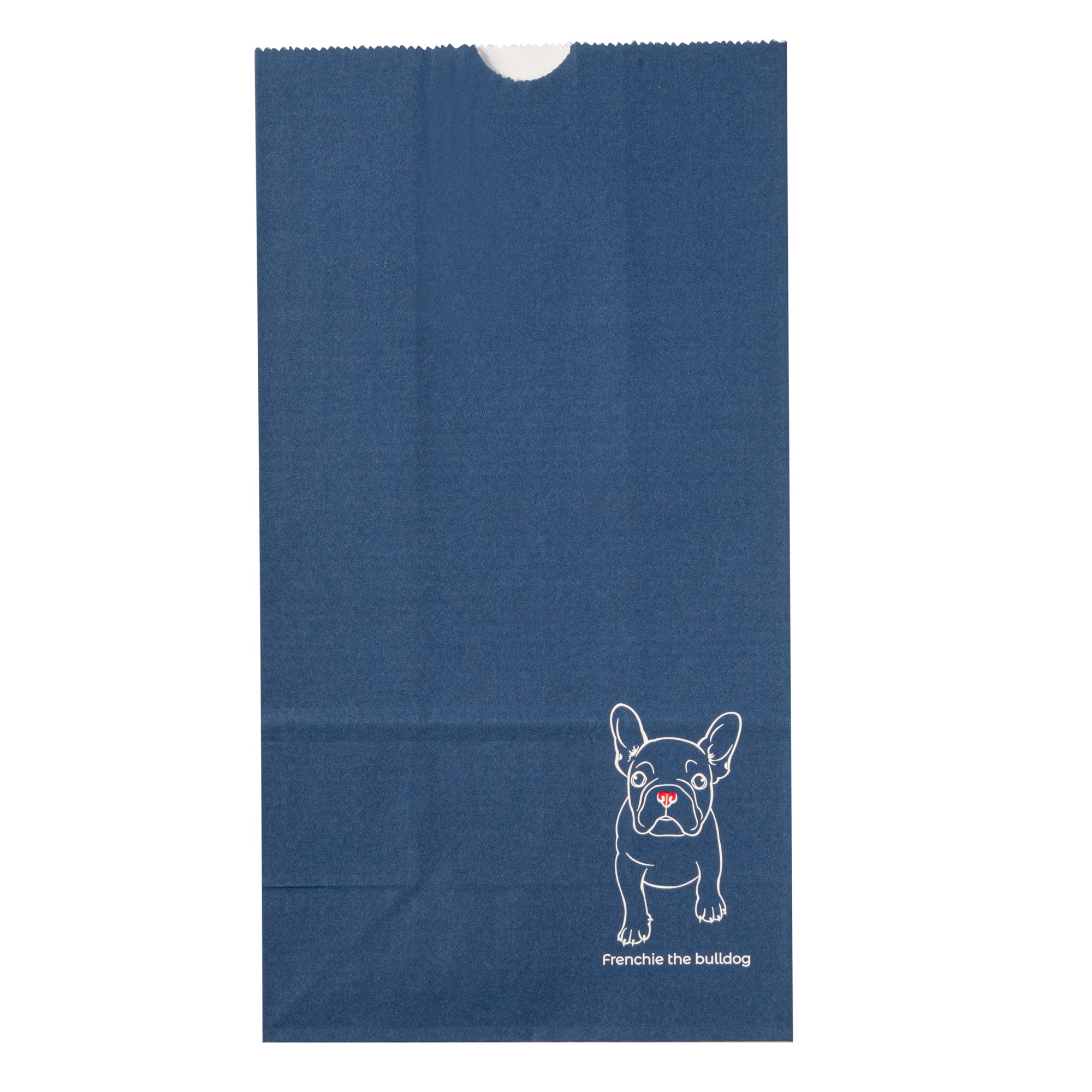 Frenchie Paper Bags 6lb - 6x3.5x10.75 Inches - Pack of 100 | Eco-Friendly Takeout Bags for Restaurants, Bakeries & Catering Events