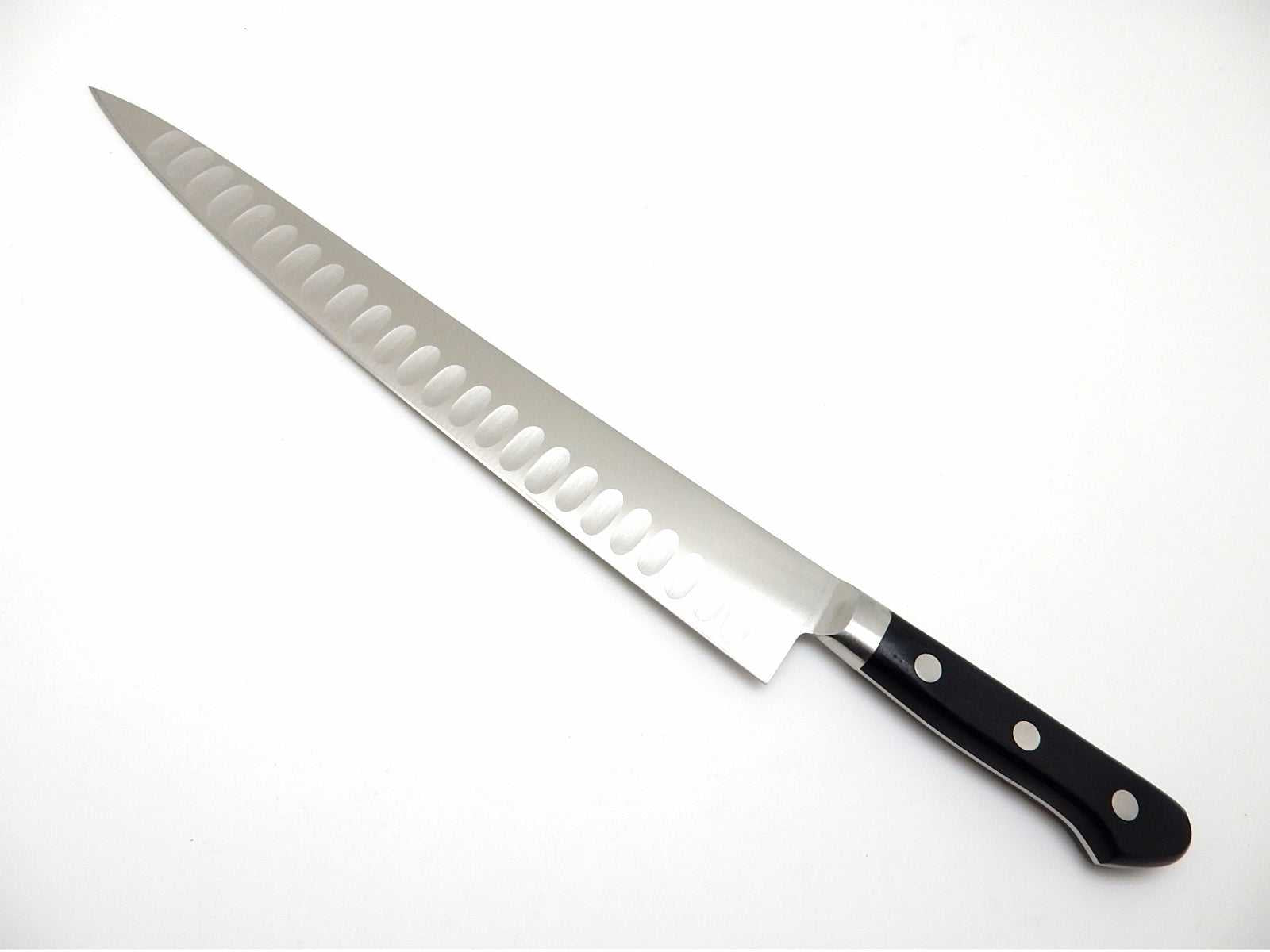 Misono Molybdenum Steel Sujihiki Knife - Razor Sharp Japanese Slicing Knife with Dimpled Blade for Sushi, Meat & Poultry - Perfect for Chefs & Home Cooking