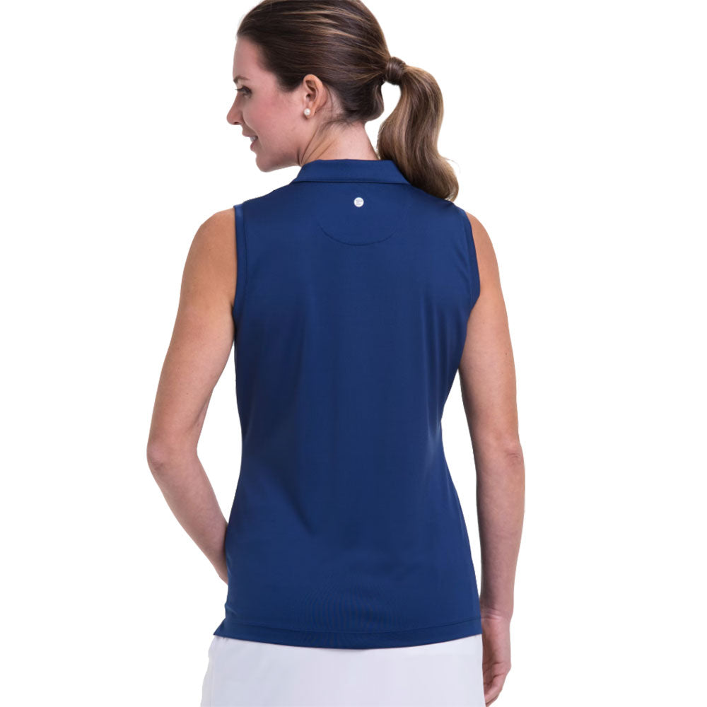 EP New York Convertible Mock Zip Women's Golf Polo Shirt - Breathable & Stylish for Golf, Tennis & Casual Wear