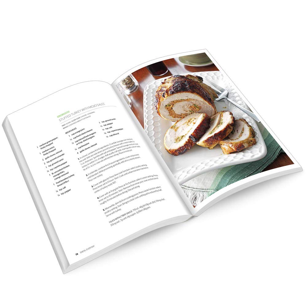 Emeril Lagasse Pressure Cooker & Air Fryer Cookbook - 157+ Quick Easy Recipes for Air Frying, Slow Cooking & Pressure Cooking | Emeril Everyday Collection | Perfect for Busy Families & Meal Prep