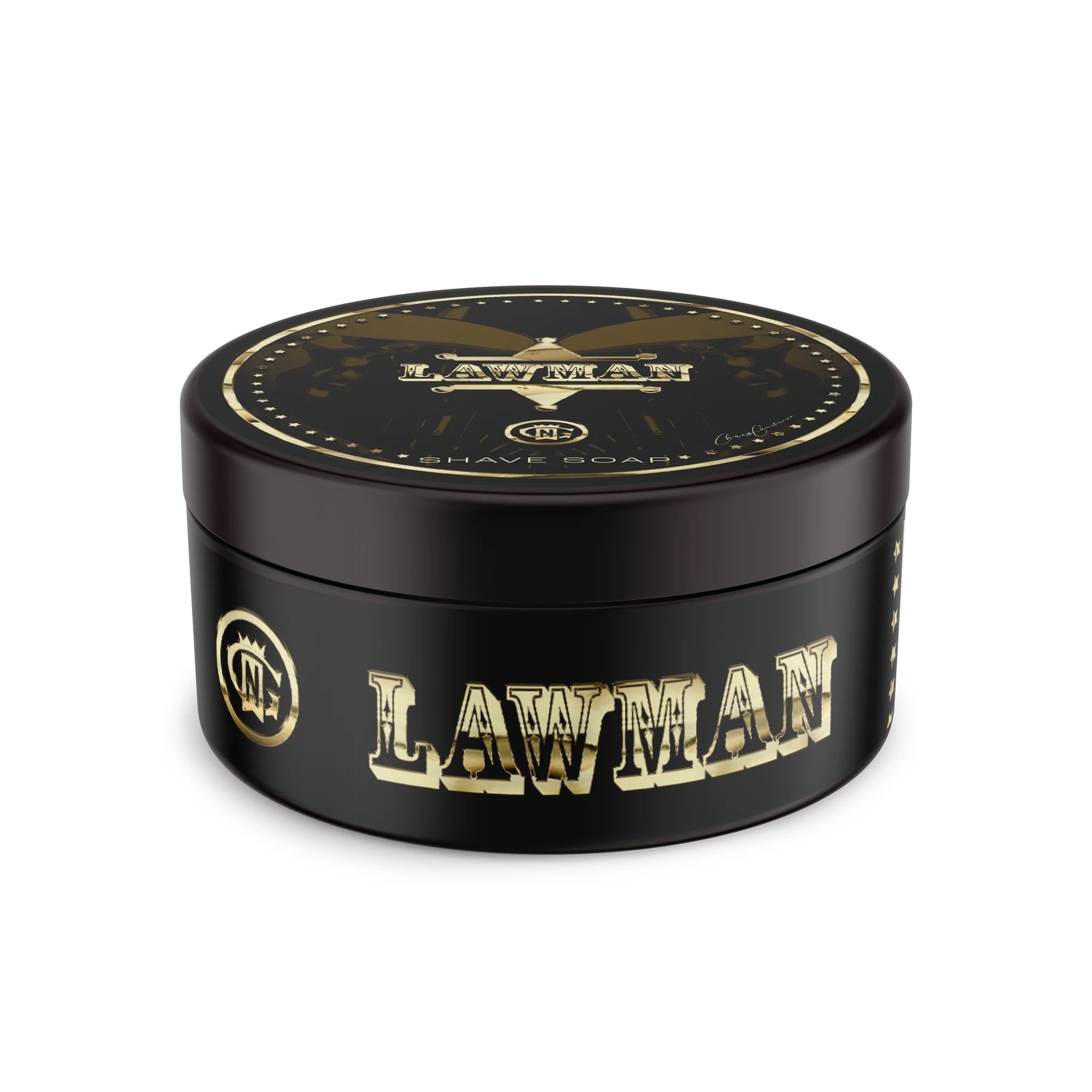 Lawman Shave Soap for Men - Premium Barber-Grade Shaving Cream with Natural Ingredients - Perfect for Daily Shaving Routine & Gift for Grooming Enthusiasts
