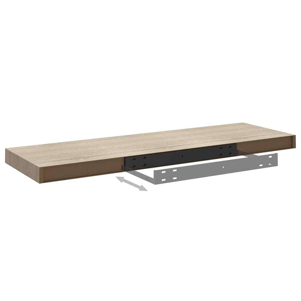 Premium Oak Floating Wall Shelf - 31.5