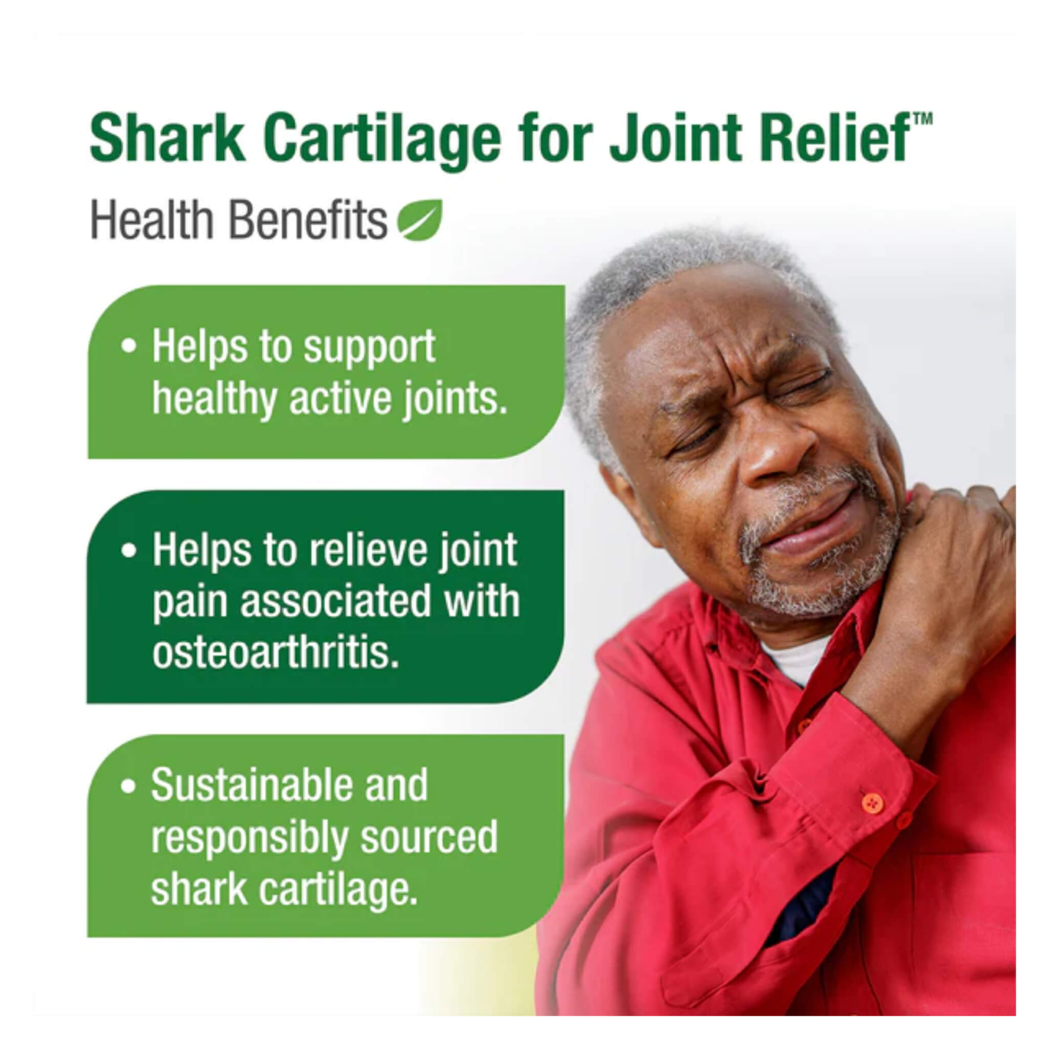 Shark Cartilage 100 Capsules - Premium Joint Support Supplement for Mobility & Comfort - Ideal for Active Lifestyles, Sports Recovery & Senior Wellness