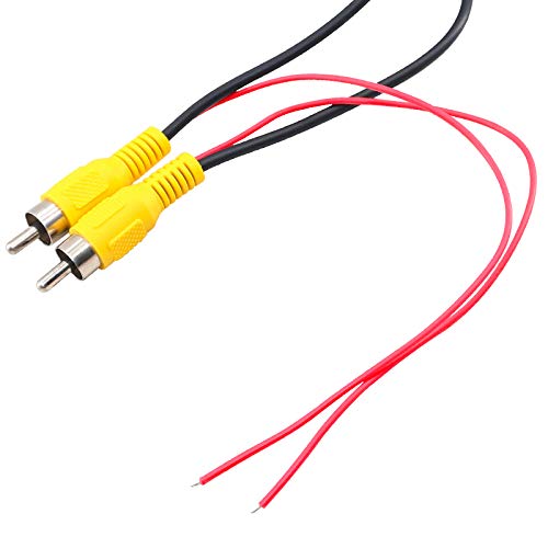 RCA Video Cable 50ft - Reverse Rear View Backup Camera Cable for Parking Assist, Monitor System & Detection Wire (15m) - Ideal for Trucks, RVs & Vehicles with Rear Camera Setup