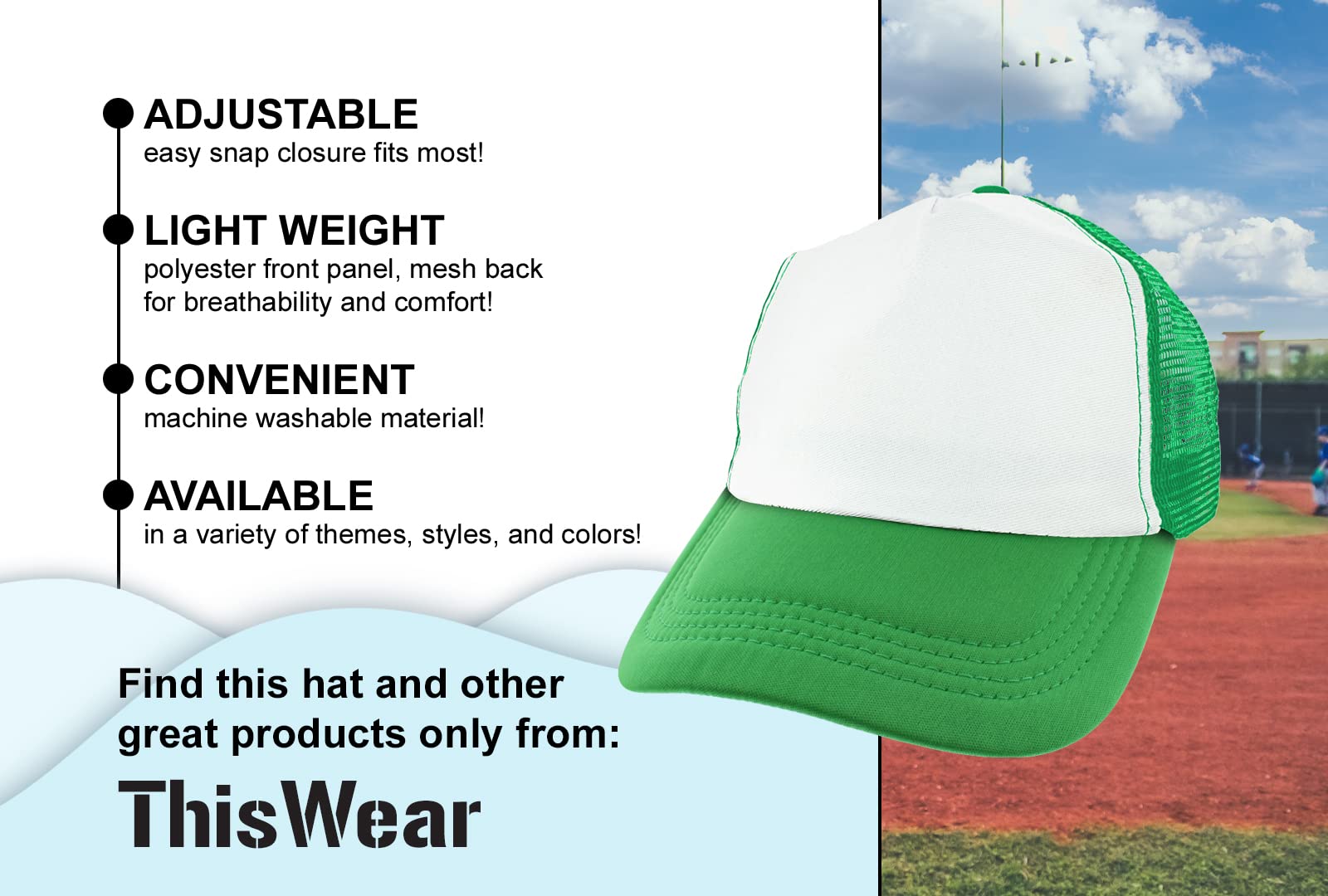 ThisWear 50th Birthday Snapback Trucker Hat - Vintage Milestone Year Celebration Cap for Men & Women - Perfect for Birthday Parties, Anniversaries, and Special Occasions