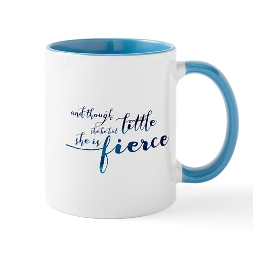White/Blue Inside - She Is Fierce Mug