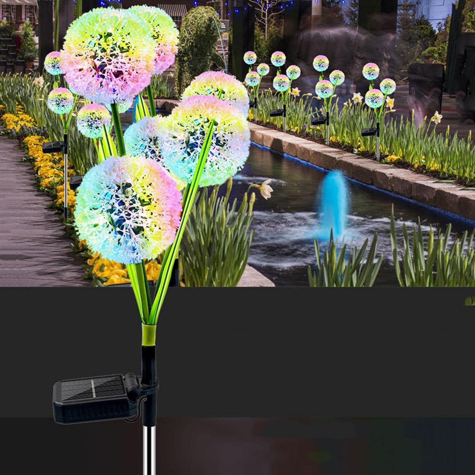 Solar Garden Lights with LED - Waterproof for Yard, Patio, Lawn