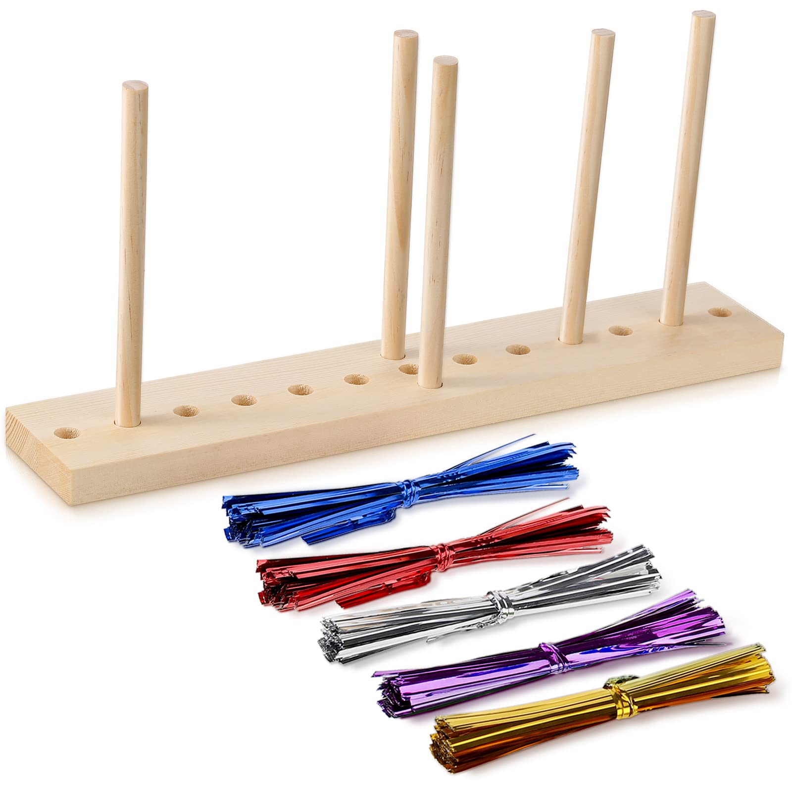 Premium WILLBOND Bow Maker Tool Kit - U-Shaped Scissor & Twist Ties for DIY Ribbon Wreaths, Christmas Decorations, Hair Corsages & Gift Wrapping (Gold/Silver/Rose/Purple/Blue) - Perfect for Holiday Crafts, Party Decor & Handmade Gift Packaging