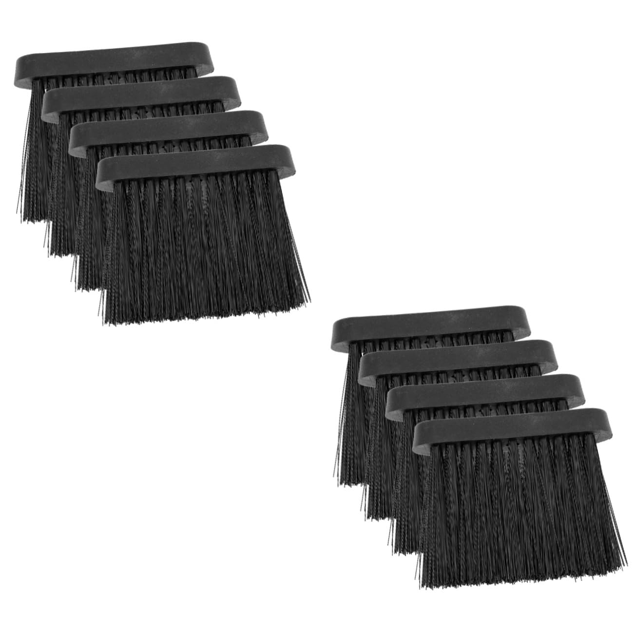 STOBAZA 8-Piece Cleaning Tool Set - Duster, Bristle Brushes, Garden & Bed Brooms Replacement Heads - Workshop, Home & Office Cleaning Supplies