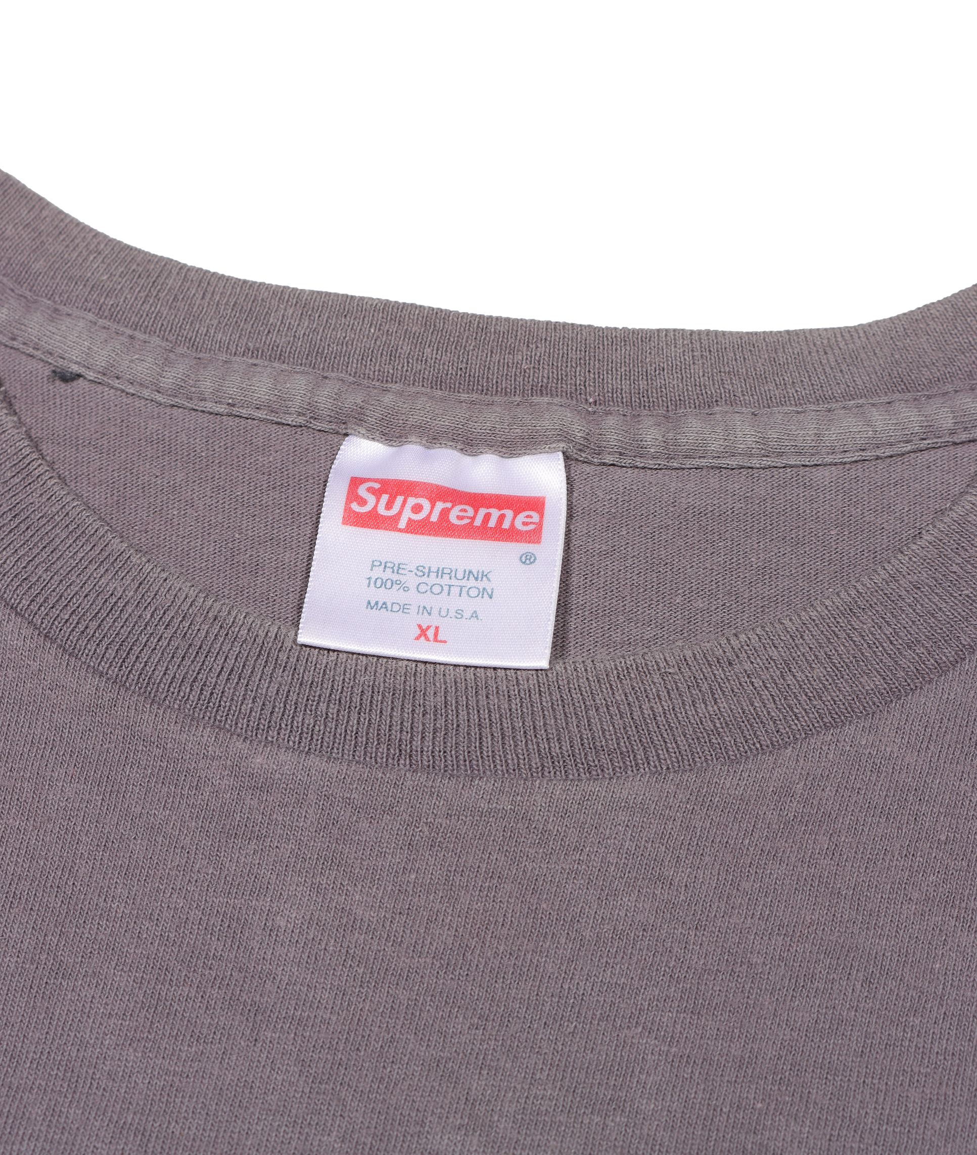 Vintage 1990s Grey Box Logo T-Shirt - Retro Streetwear Tee for Men & Women | Perfect for Casual Wear, Urban Fashion & 90s Nostalgia Style