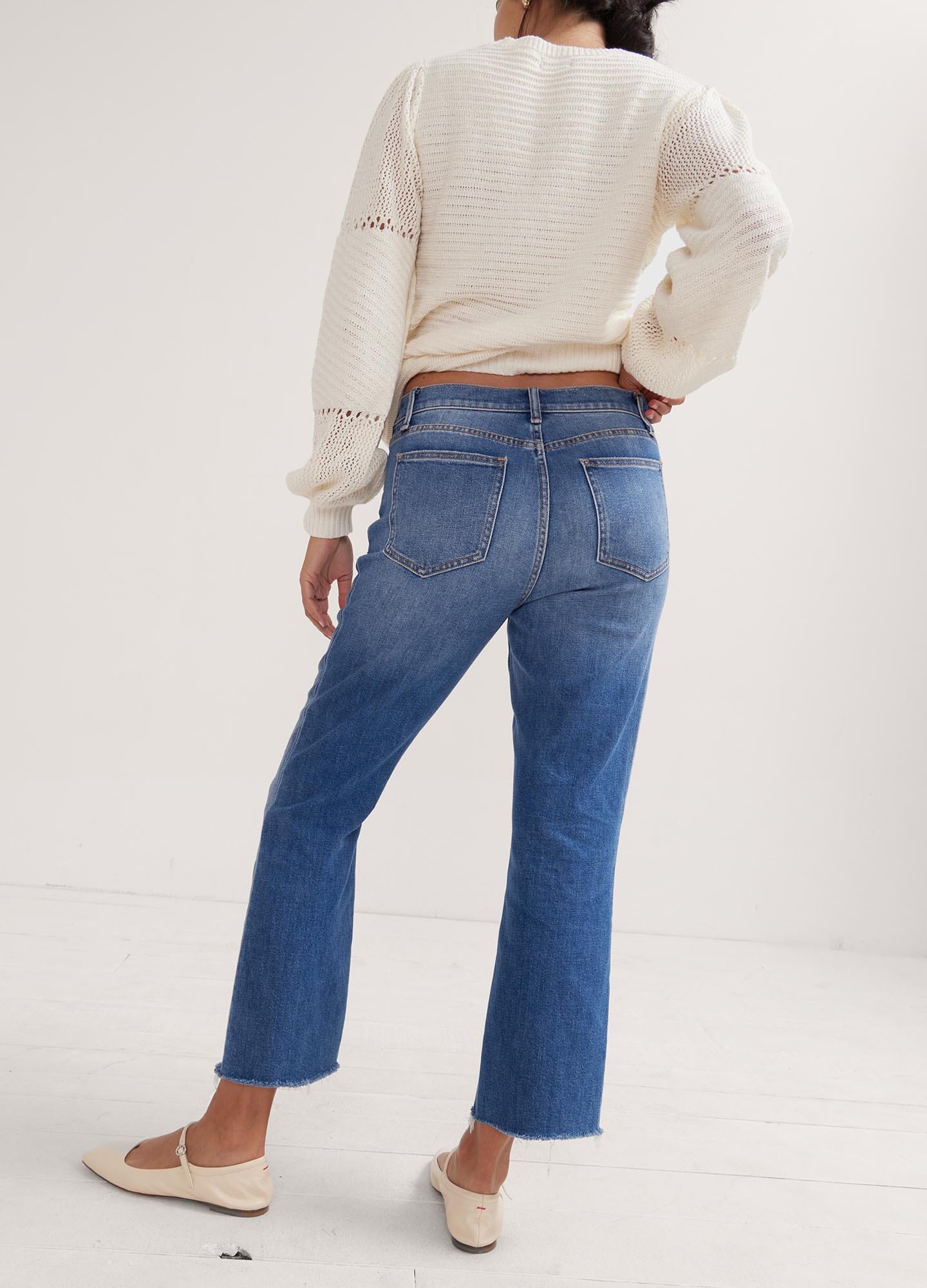 Best Stretchy Maternity Jeans for Pregnant Women - Comfortable High Waist Denim Pants for Pregnancy - Perfect for Everyday Wear, Work & Casual Outfits