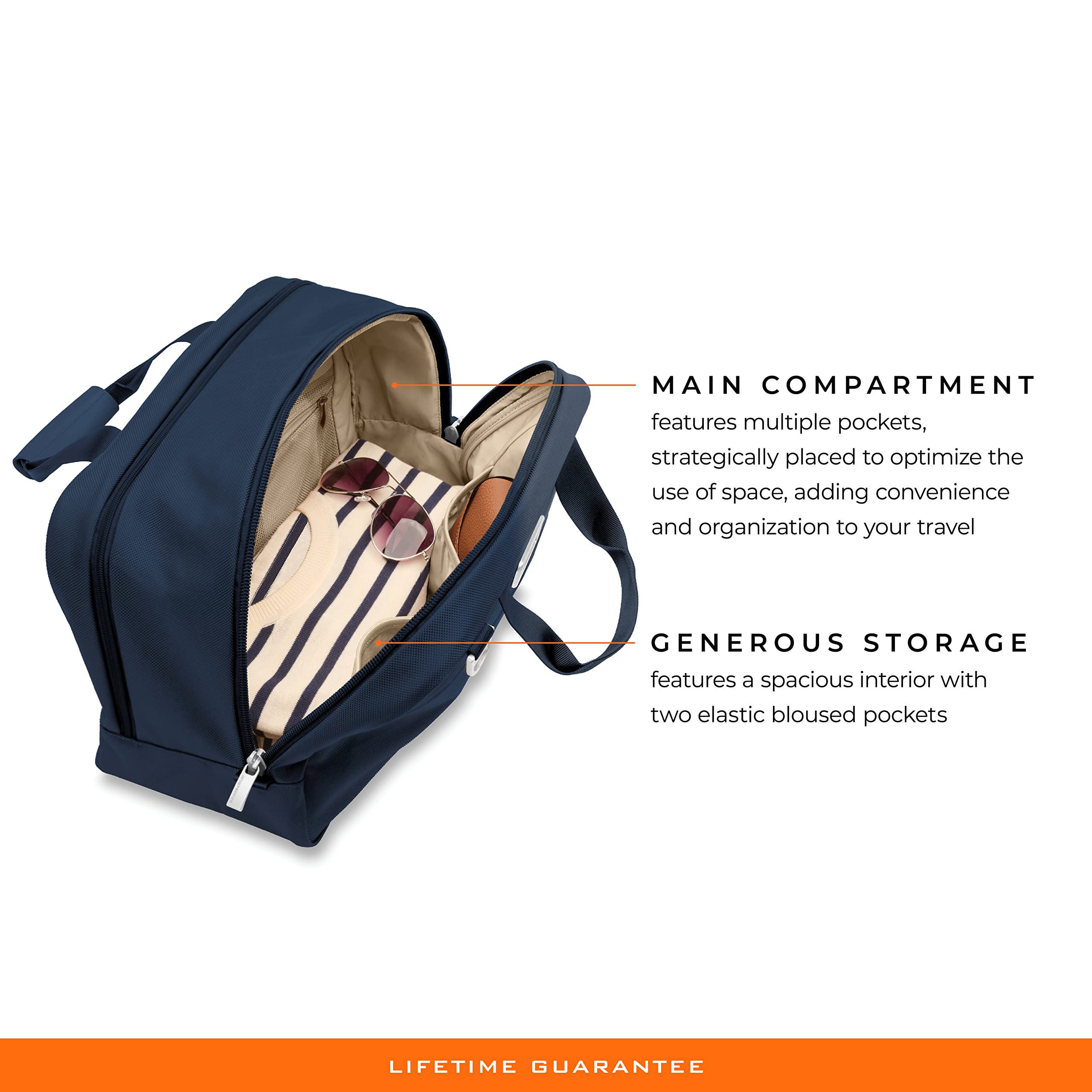 Briggs & Riley Premium Travel Duffel Bag - Durable Carry-On Luggage for Business Trips & Weekend Getaways | Perfect for Gym, Work & Air Travel