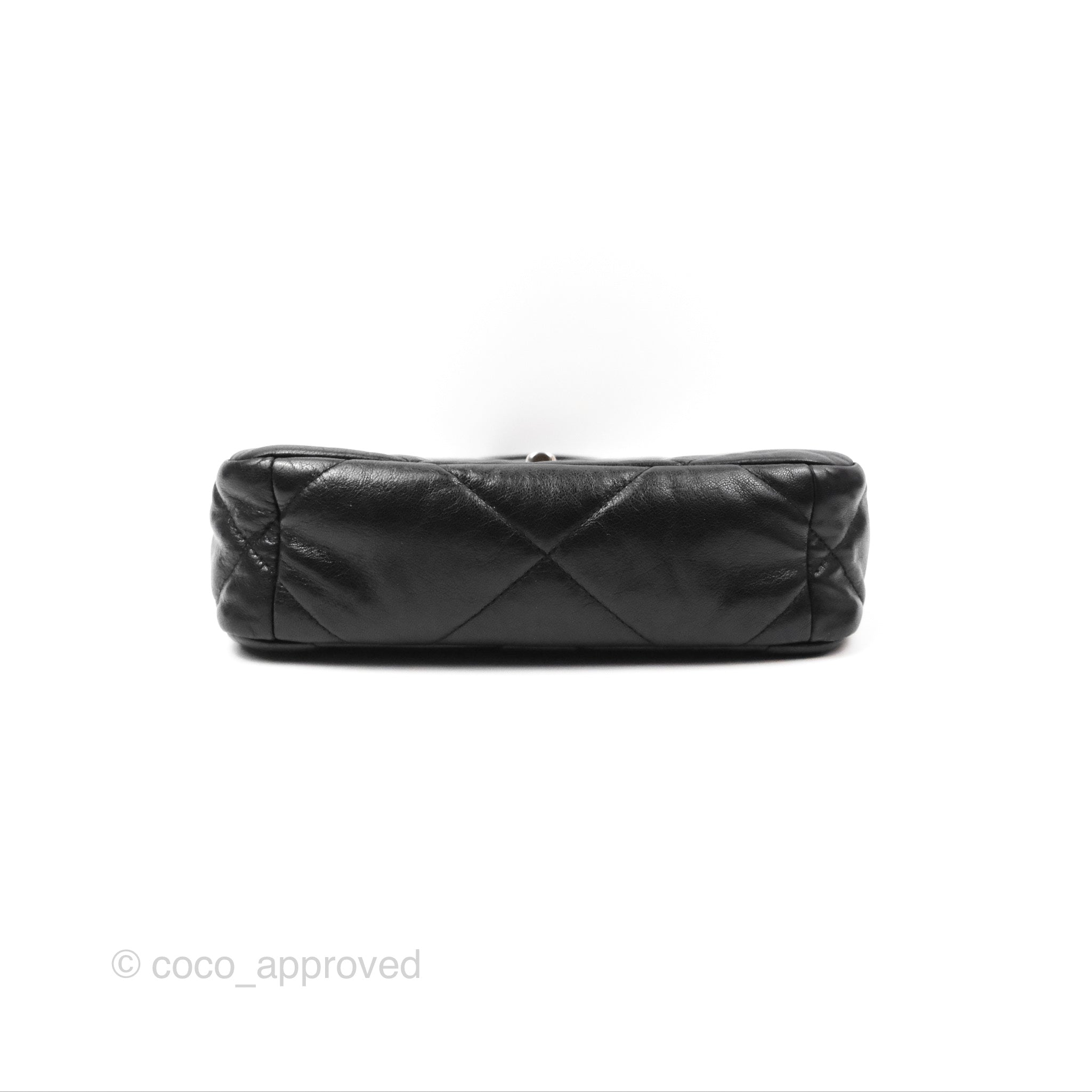Chanel 19 Small Black Goatskin Leather Bag with Mixed Hardware - Luxury Crossbody Purse for Women, Perfect for Date Night & Evening Events