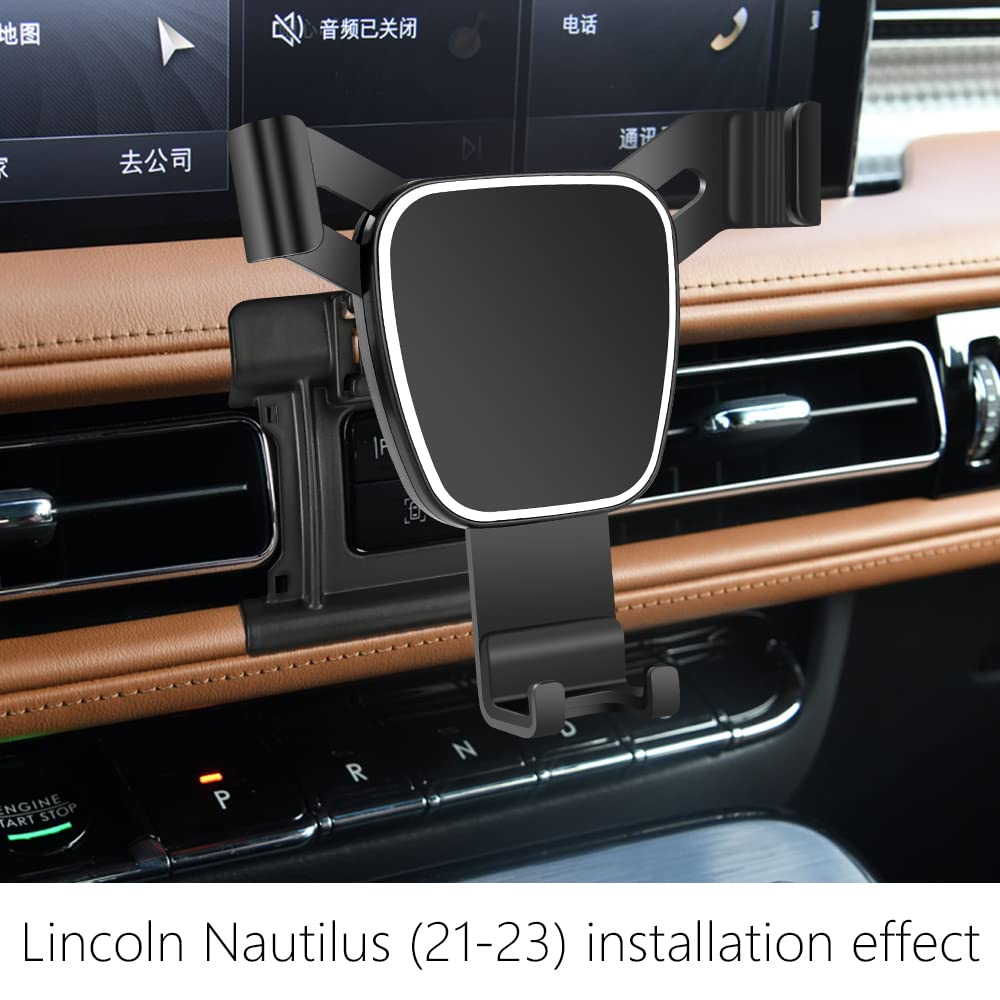 2021-2023 Lincoln Nautilus Car Phone Holder - Universal Auto Accessories Dashboard & Air Vent Phone Mount for Safe Driving | Perfect for Navigation, GPS & Hands-Free Calling