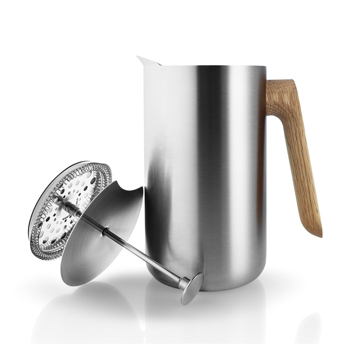 EVA SOLO Nordic Kitchen Thermo Cafetiere Vacuum Coffee Plunger - Stainless Steel Insulated French Press for Hot & Cold Brew - Perfect for Home, Office, and Outdoor Camping
