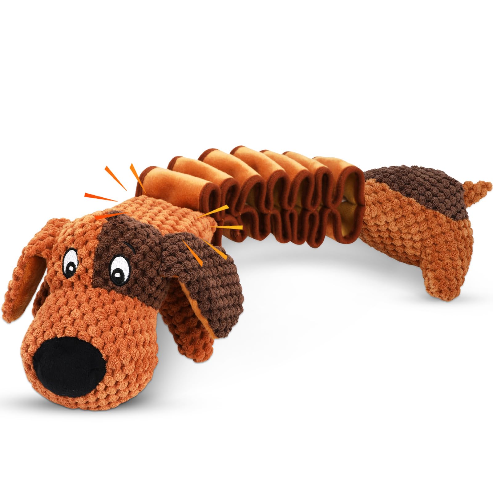 **Durable Squeaky Plush Dog Toys for Large, Medium & Small Dogs - Interactive Chew & Tug of War Pet Toys with Squeaker & Crinkle Paper - Perfect for Playtime, Training & Bonding**