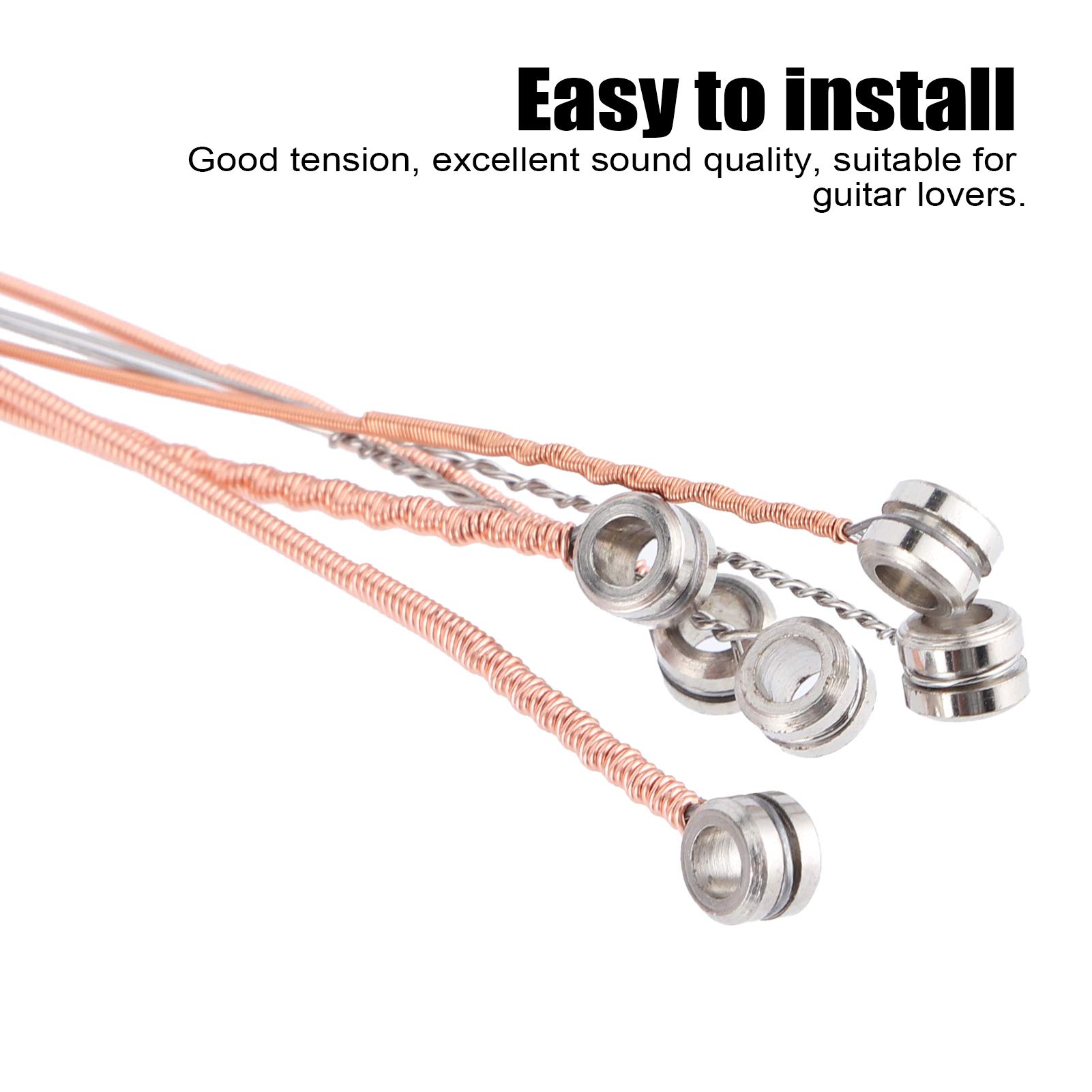 3 Sets 18Pcs Universal Acoustic Guitar Strings - Colorful Steel Folk Guitar String Replacement for Musical Instruments | Perfect for Beginners, Performers & Guitar Maintenance
