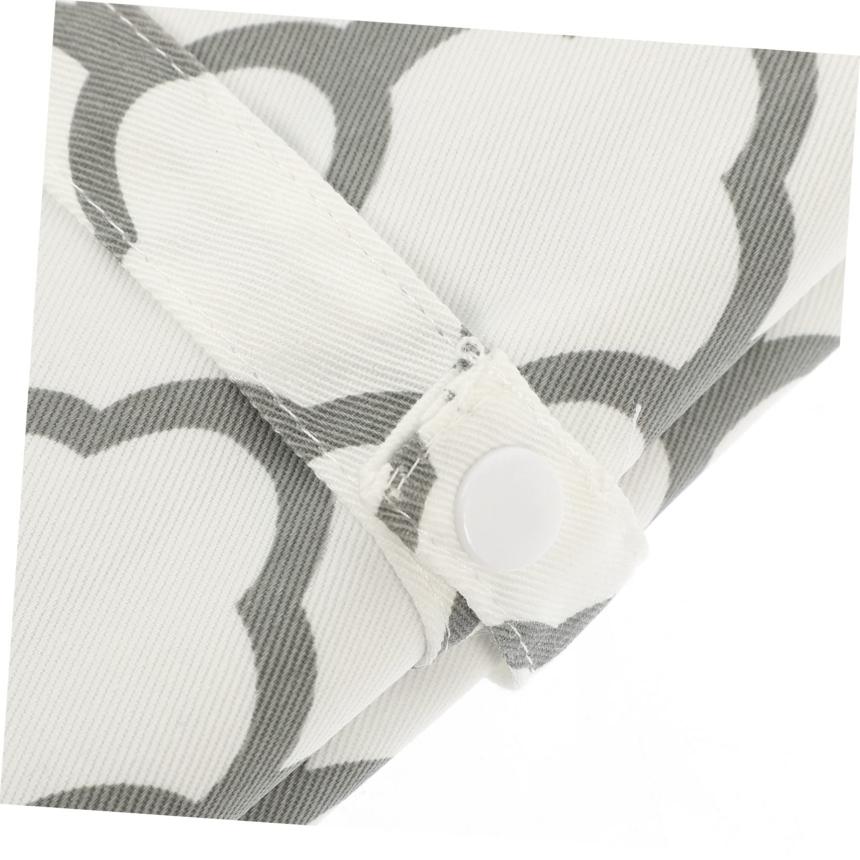 ifundom 4-Pack Portable Baby Changing Mat - Soft Washable Changing Pad with Polyester Cotton Blend, Grey - Perfect for Diaper Changes at Home, Travel & On-the-Go