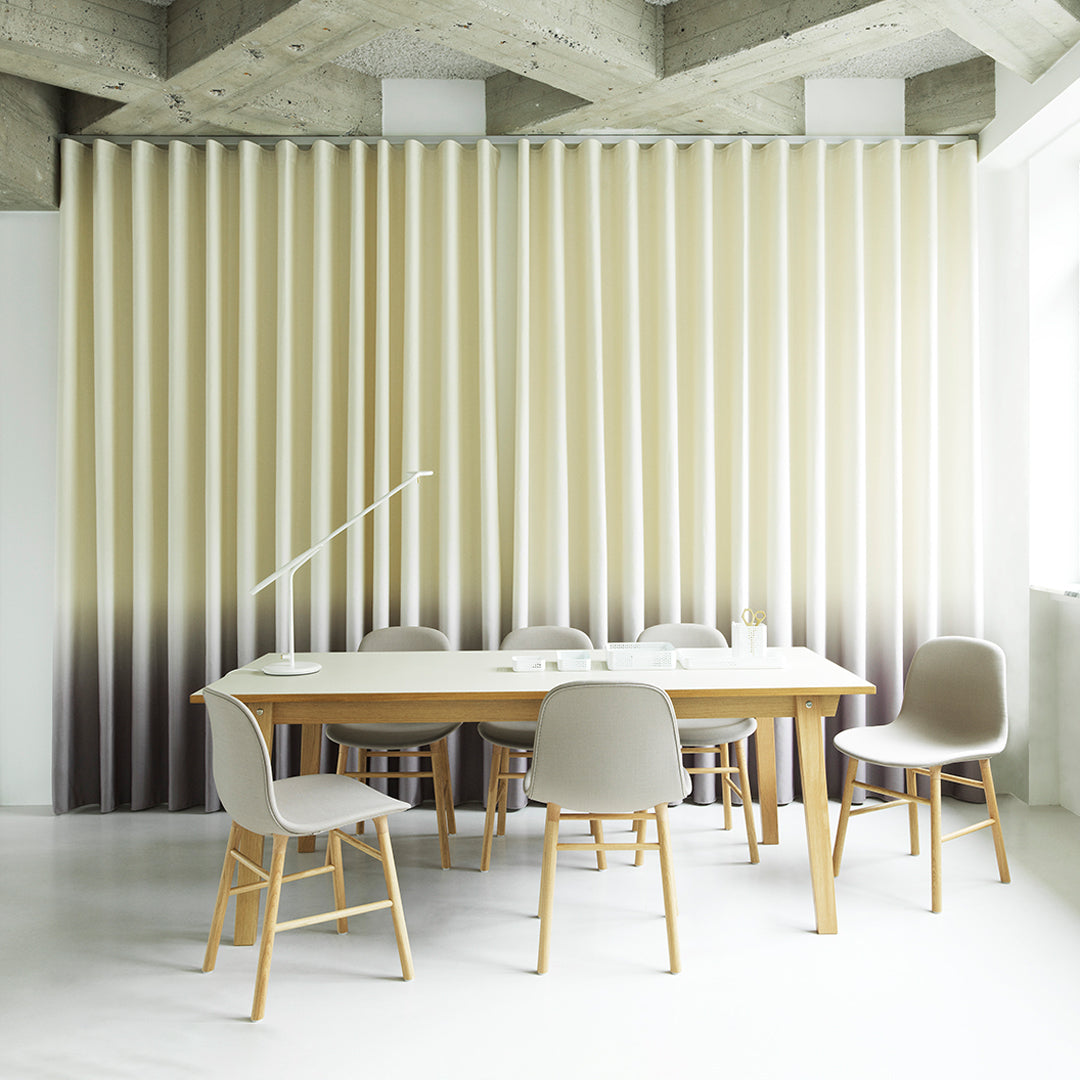Modern Form Chair with Sturdy Wooden Legs - Perfect for Dining Room, Office, or Living Room Decor