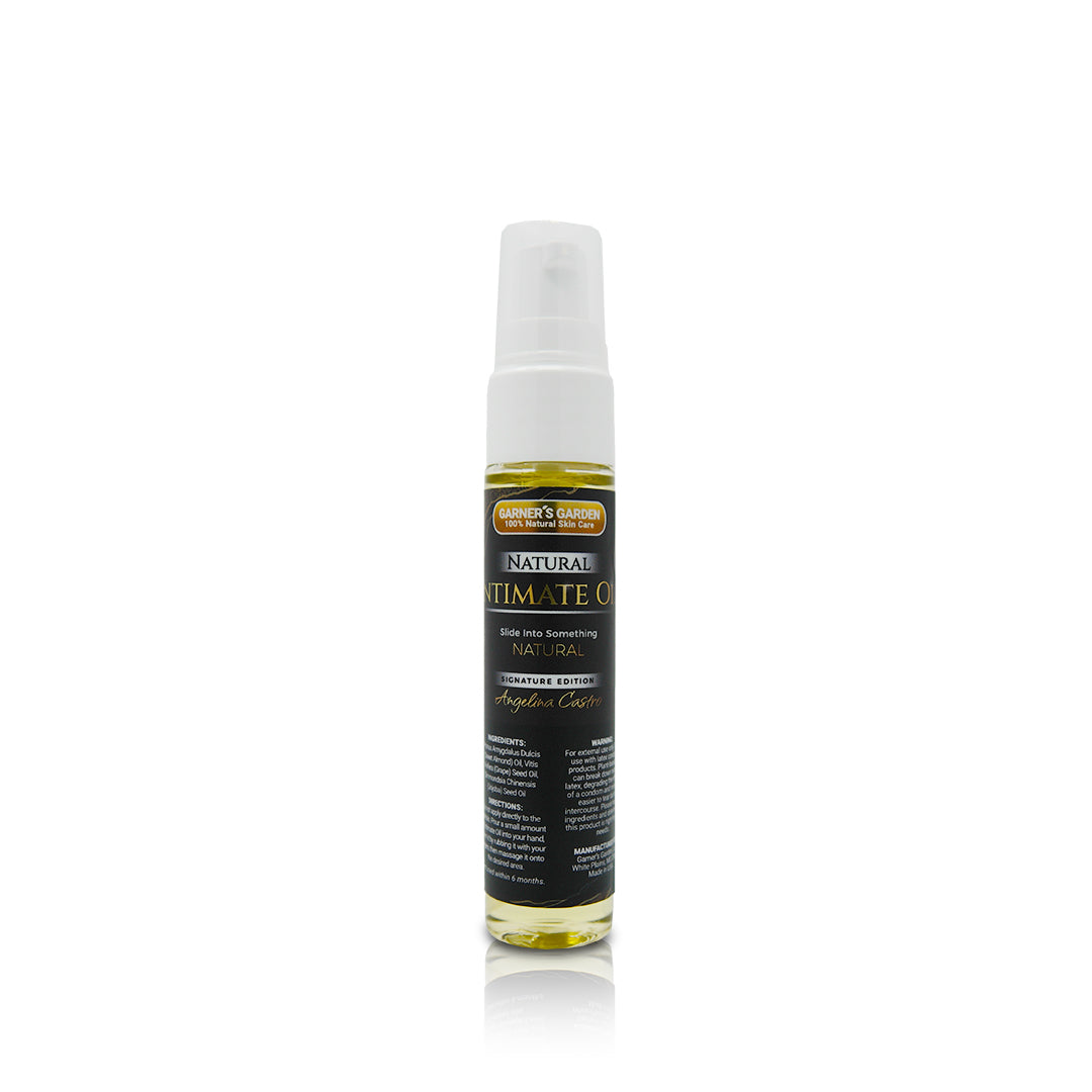 Natural Intimate Oil for Women - Organic Personal Lubricant & Moisturizer - Perfect for Sensitive Skin Care & Enhanced Comfort