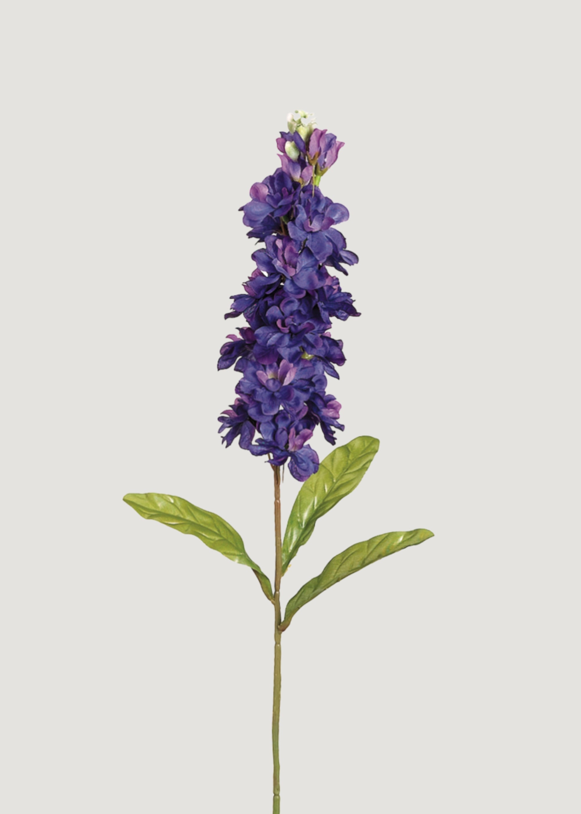 Artificial Purple Stock Flower Bouquet - 26.5