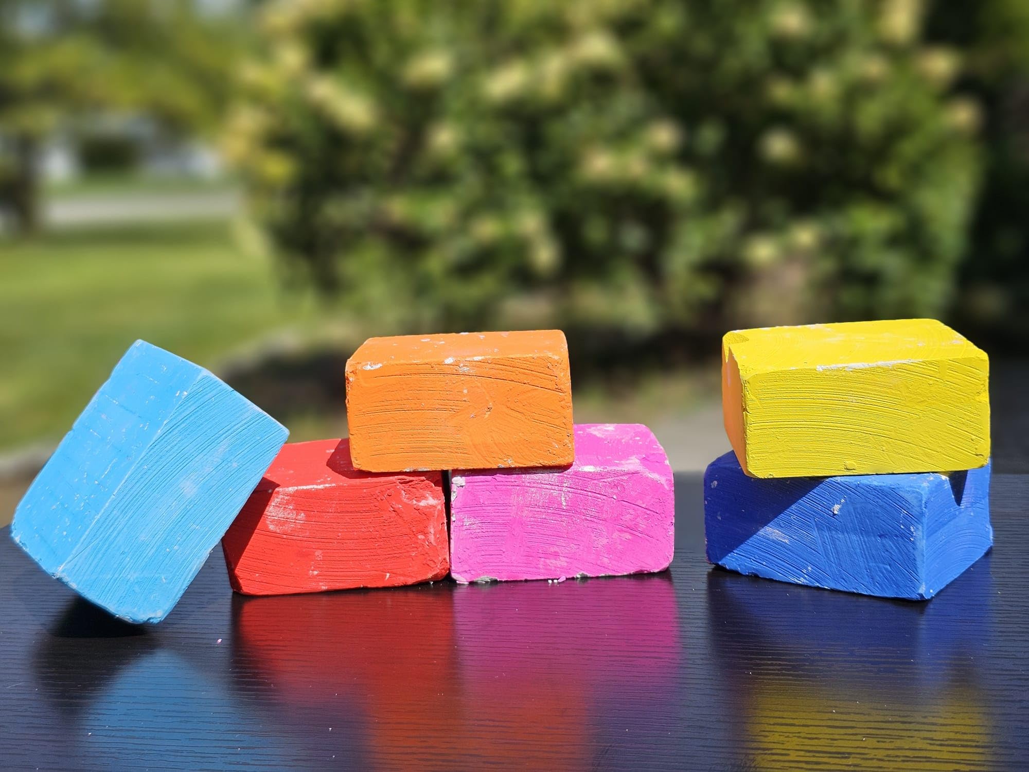 Premium Gym Chalk Blocks - 2oz White Magnesium Carbonate for Weightlifting, Rock Climbing & Gymnastics (8-Pack) | Non-Slip Hand Grip Enhancer for Workouts & Sports Training