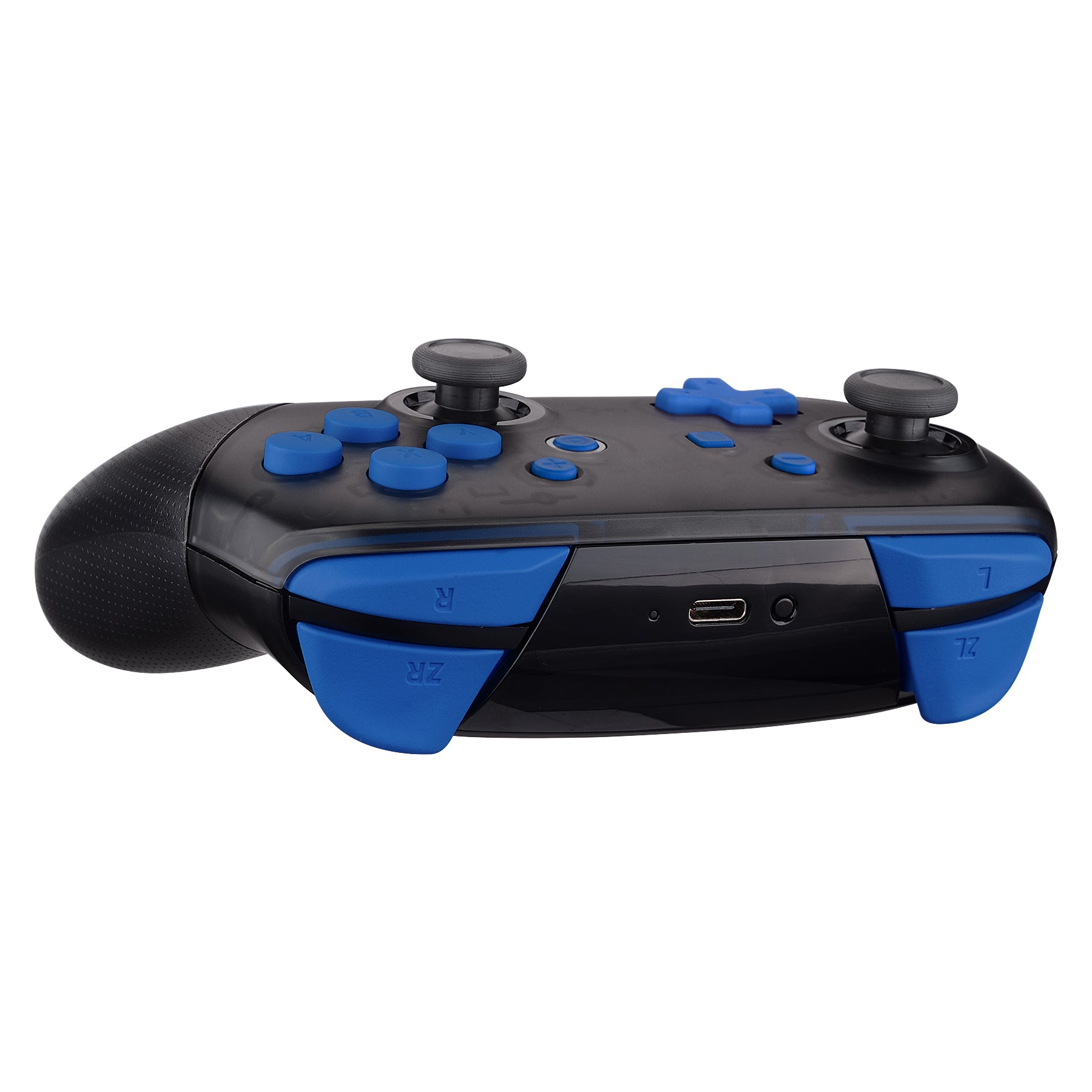 eXtremeRate DIY Replacement Full Set Buttons for Nintendo Switch Pro Controller - Blue (KRP304) | Upgrade Your Gaming Experience with Custom Buttons for Enhanced Performance & Comfort