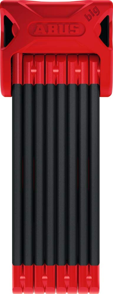 Abus Bordo Big Plug 6000 Folding Bike Lock - High Security Bicycle U-Lock for Road & Mountain Bikes - Perfect for Urban Commuting & Outdoor Cycling