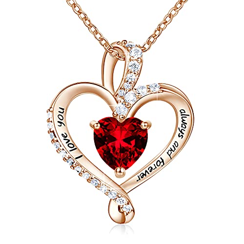 Rose Gold-January-Garnet